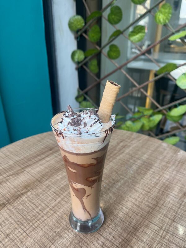 Latte macchiato nutella